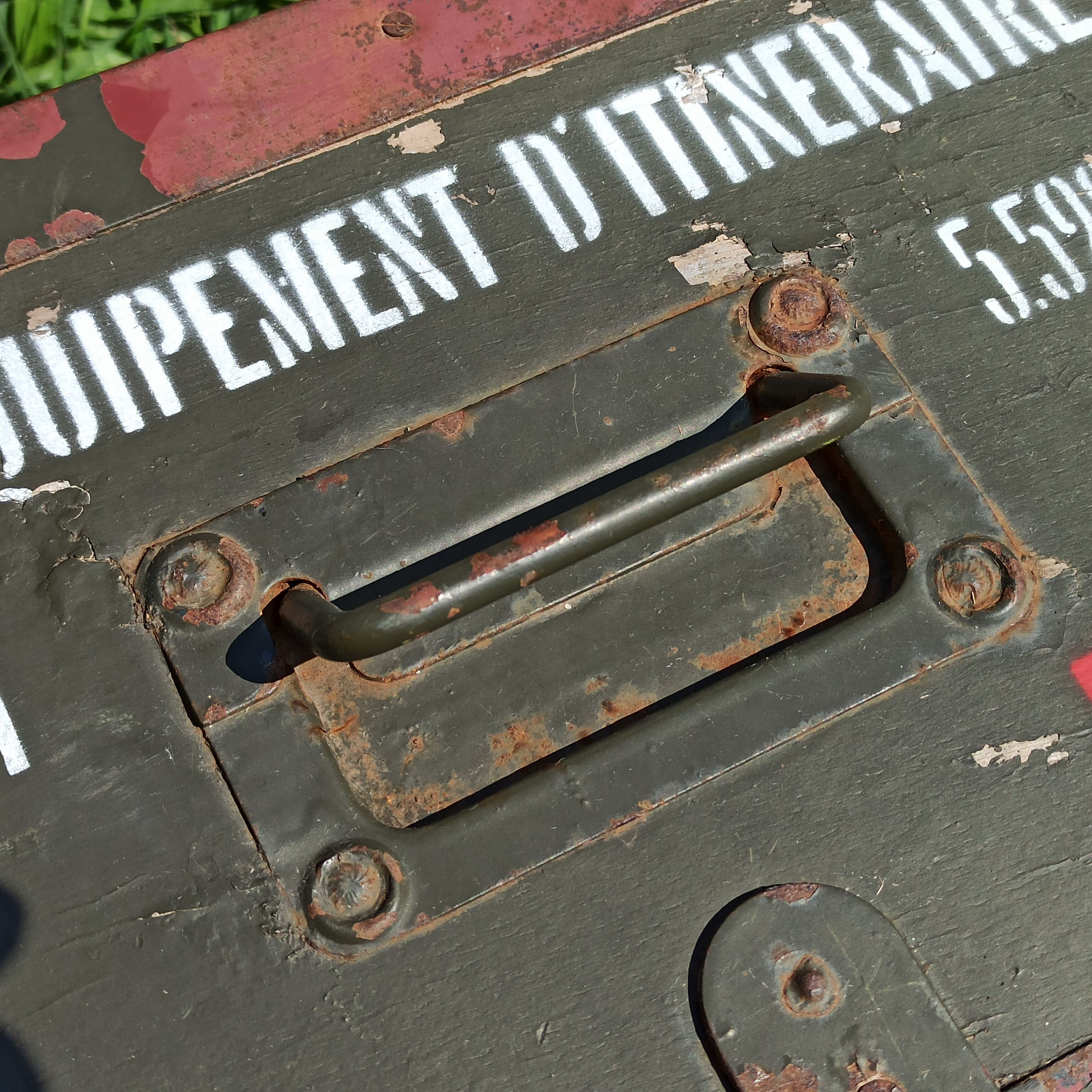 Trunk chest military bench 50s militaria