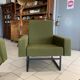 Paire Fauteuil Fero Vert Vintage circa 1960