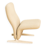 F780 "Concorde" cream armchair by Pierre Paulin for Artifort 80's