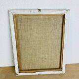 Still life painting bouquet of flowers and apples