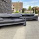 Set of 2 Maralunga sofas by Vico Magistretti for Cassina