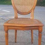 Lot de 6 chaises médaillons de style Louis XVI