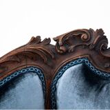 French antique armchairs from around 1890. After renovation.