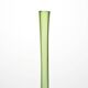 Green glass narrow-necked vase by Claude Morin, circa 1970