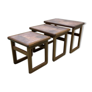 Suite de 3 tables gigognes