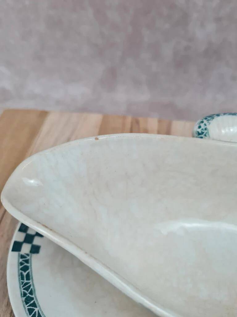 Antique sauceboat Creil & Montereau – Nancy service