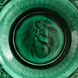 Barbotine dish for wall decoration