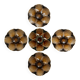 5 oyster or scallop plates Sarreguemines