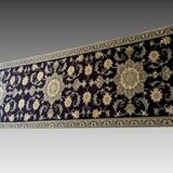 Tapis d'Orient Iran Naïn Laine Et Soie : 0.77 X 2.94 Mètres