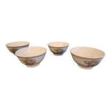 Set of 4 Quadripoguo ceramic bowls from Italy