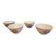 Lot de 4 bols céramiques Quadripoguo Italie
