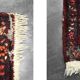 Vintage handwoven Hamadan oriental rug, Middle East, 1960s.