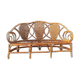 Rattan bench and cannage, vintage