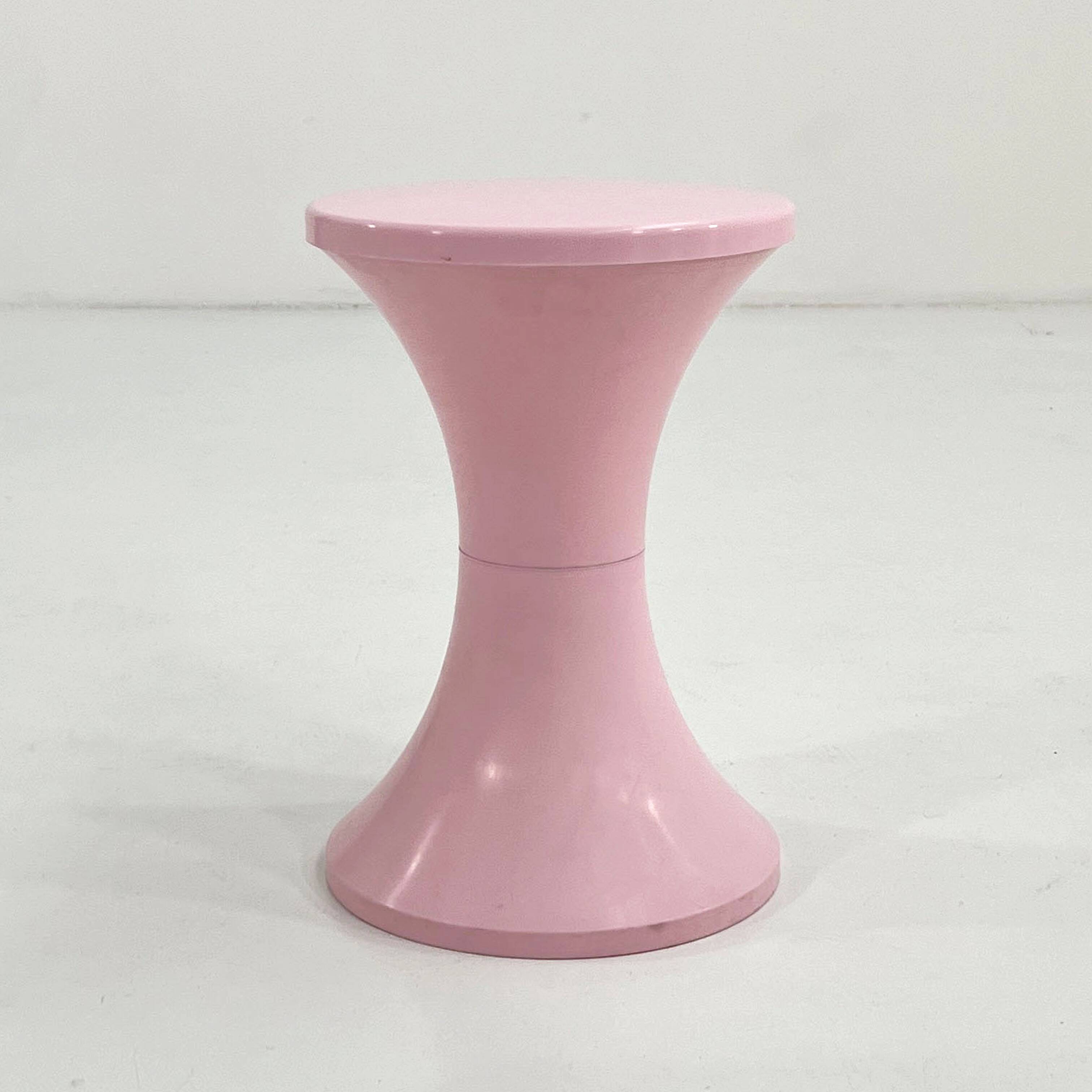 Stamp Space Age Pink Stool, 1980