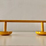 Yellow retro coat rack