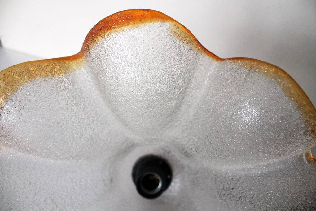 Suspension en verre de Murano, 70'