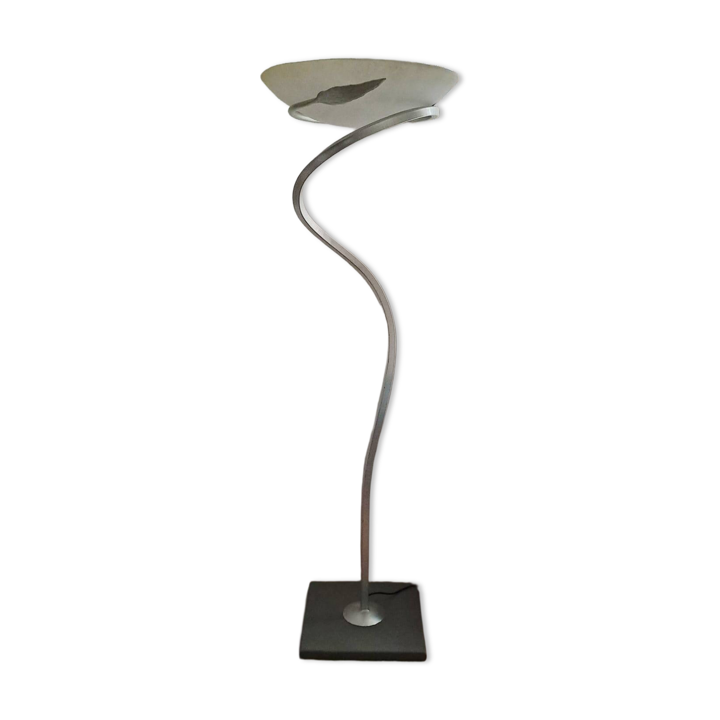 Alfea floor lamp by Enzo Ciampanili with Murano glass