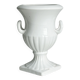 Médicis cache-pot vase in white porcelain
