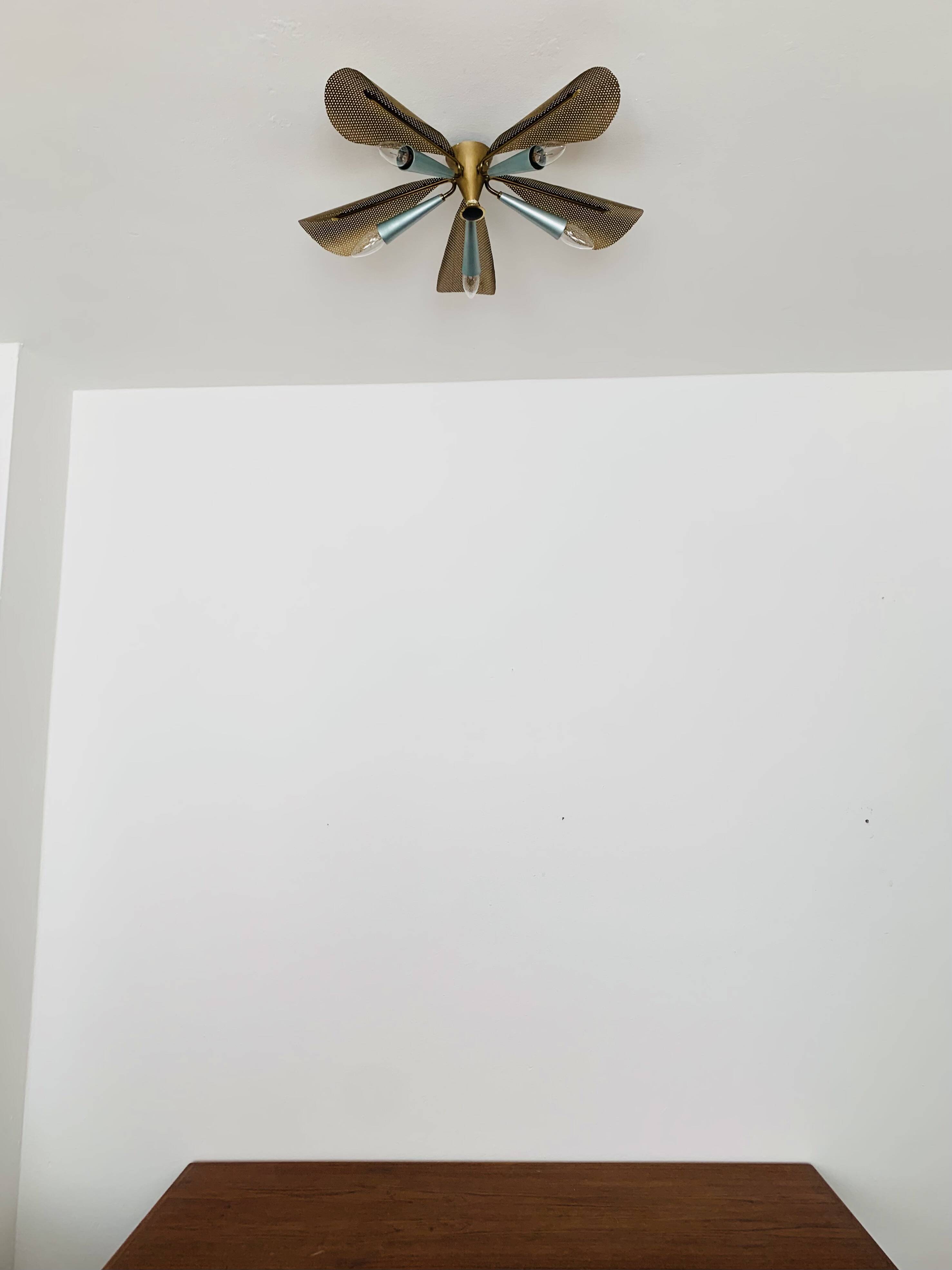 Golden Italian Flush Lamp