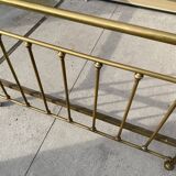 2-seater brass bed