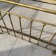 2-seater brass bed