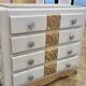 Art Deco chest of drawers with mustache feet