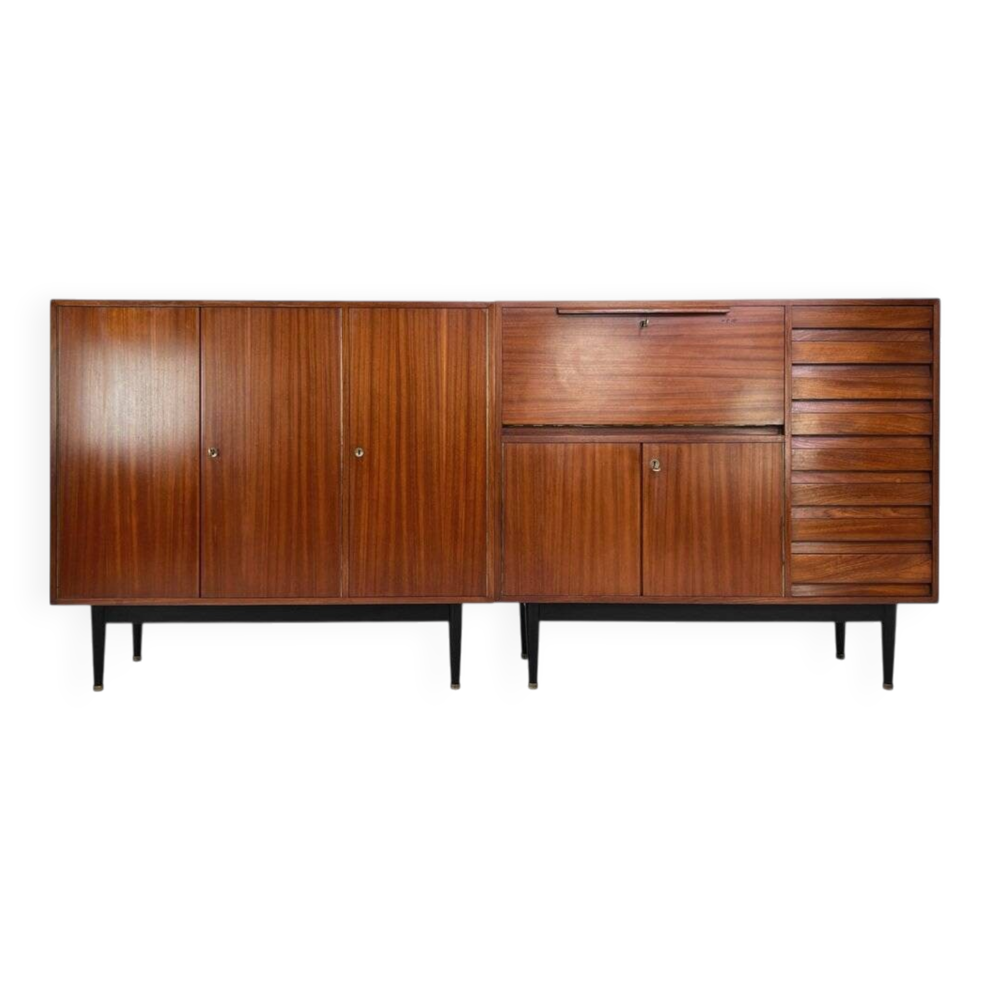 Set of sideboards by Jos de Mey for Van den Berghe-Pauvers, 1950s