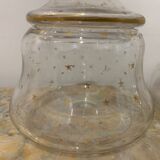 Decanter and crystal candy box, early twentieth century