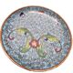 Vintage Cloisonne plate 1970s