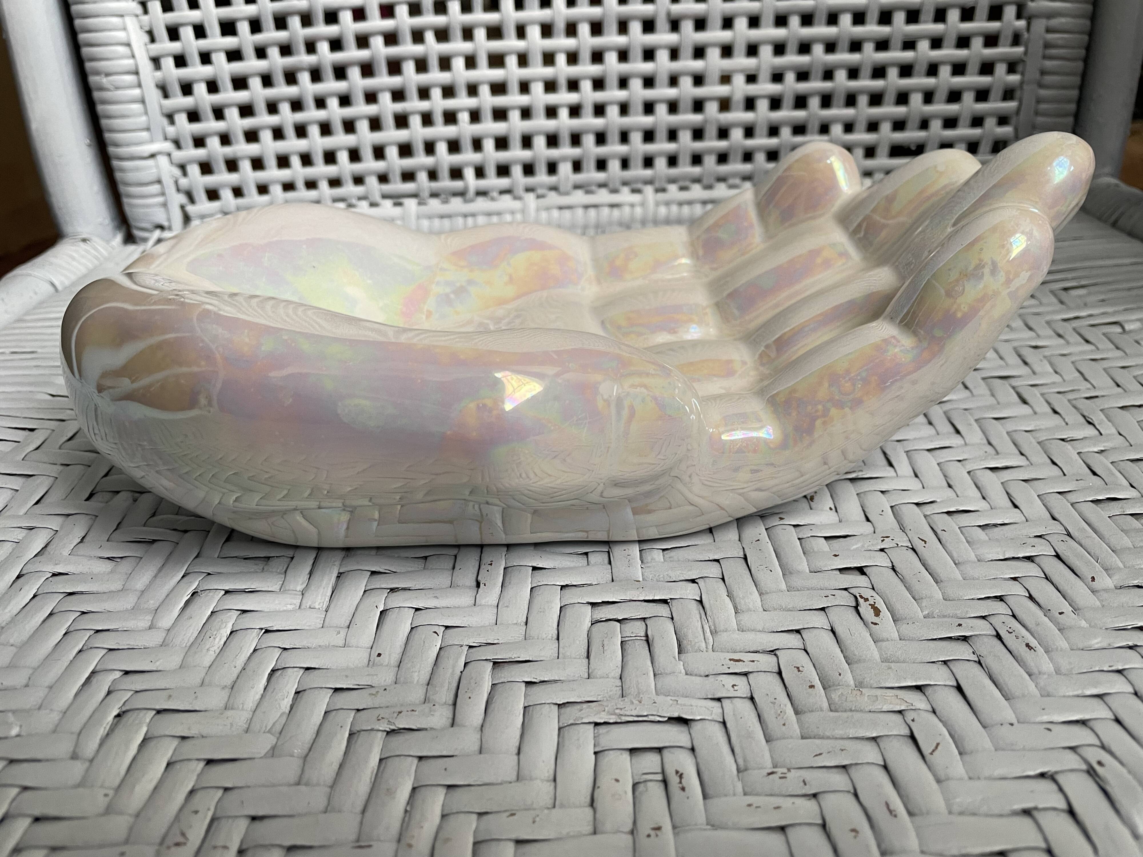 Empty ceramic hand pocket 1970