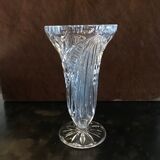 Pop-up Christmas 2022 Chiseled crystal vase mid-XX.