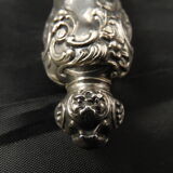 Solid silver foie gras shovel, pâté mignardise Rocaille XIXe Minerve 1st title