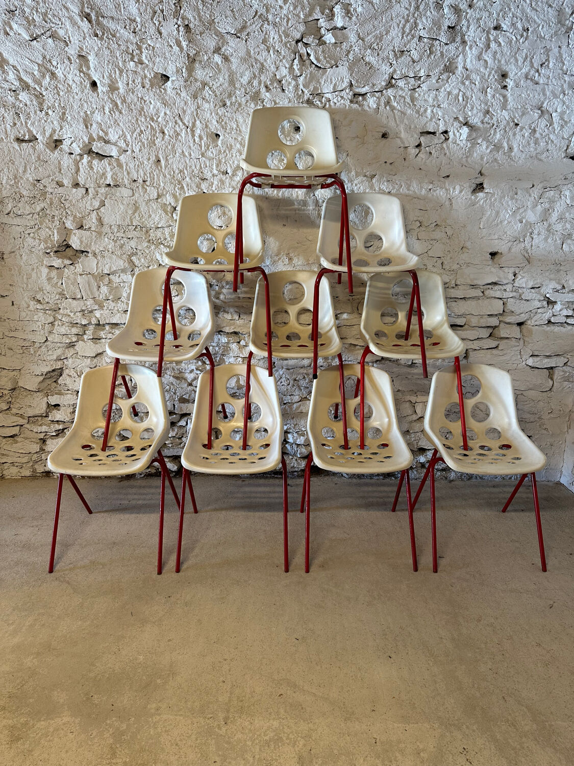 10 vintage design Sicopal chairs