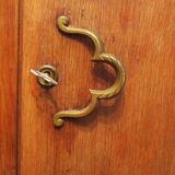 1930s three-door light oak wardrobe