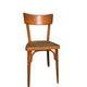 Chaise de billard ancienne Chevillotte en bois courbé