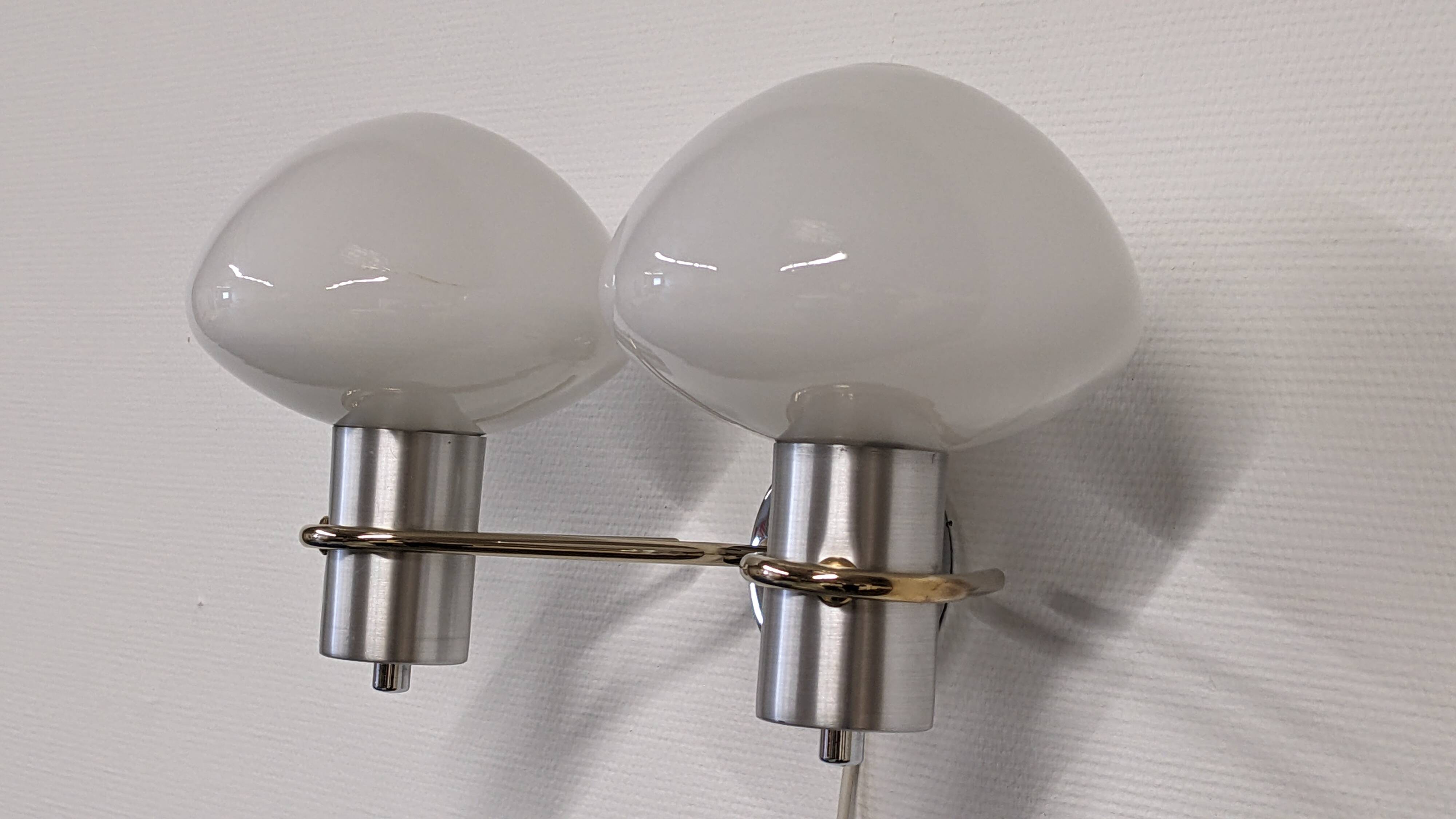 Space age double wall light from the 60s/70s