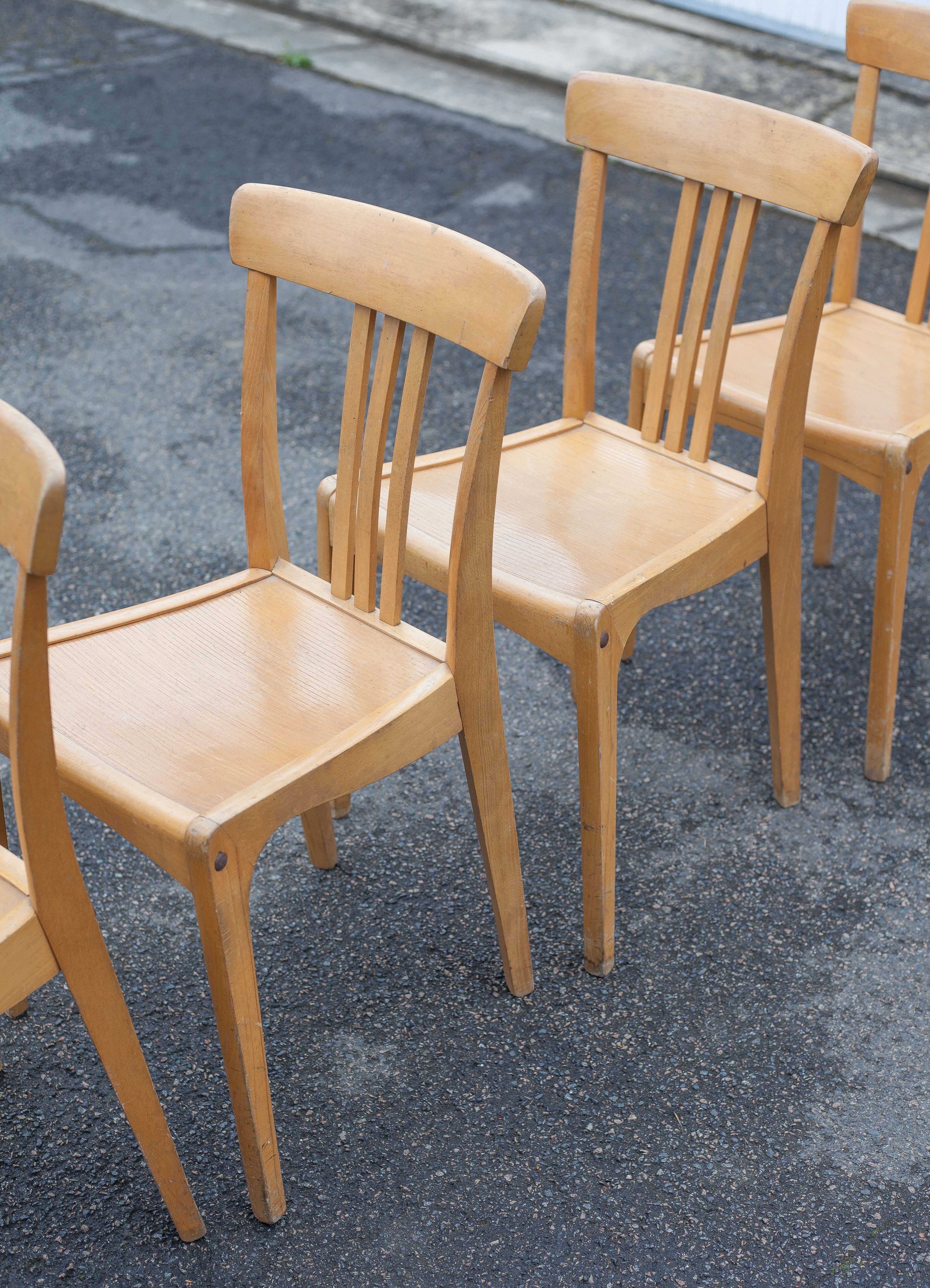 Set of 4 Stella Luterma chairs