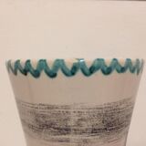 Ceramic vase geometric patterns, 60s