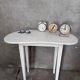 Charming white bean console
