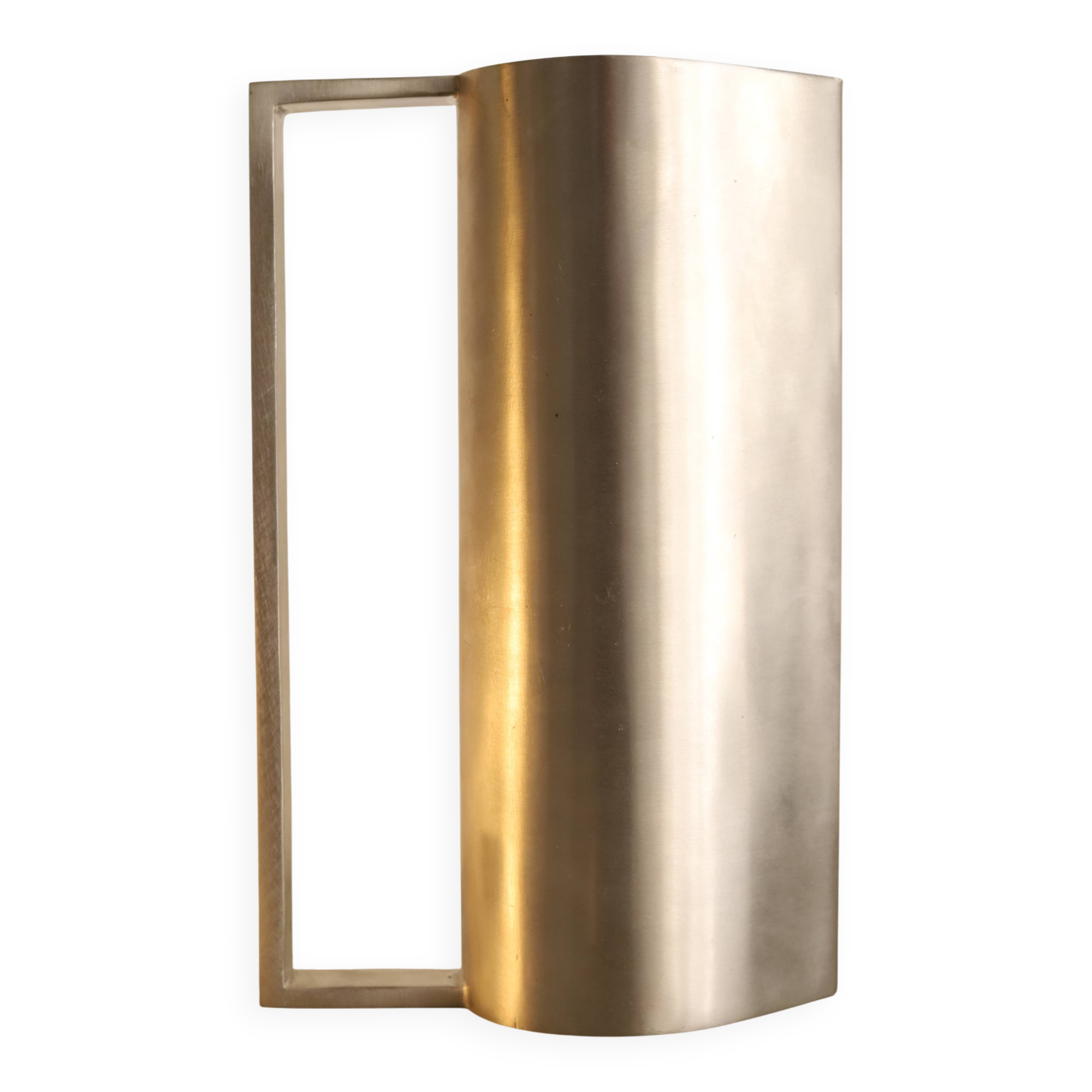 Corona decanter in solid galvanized brass by Georgio ARMANI