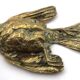 Art Deco bronze sculpture, injured bird, 1920s.