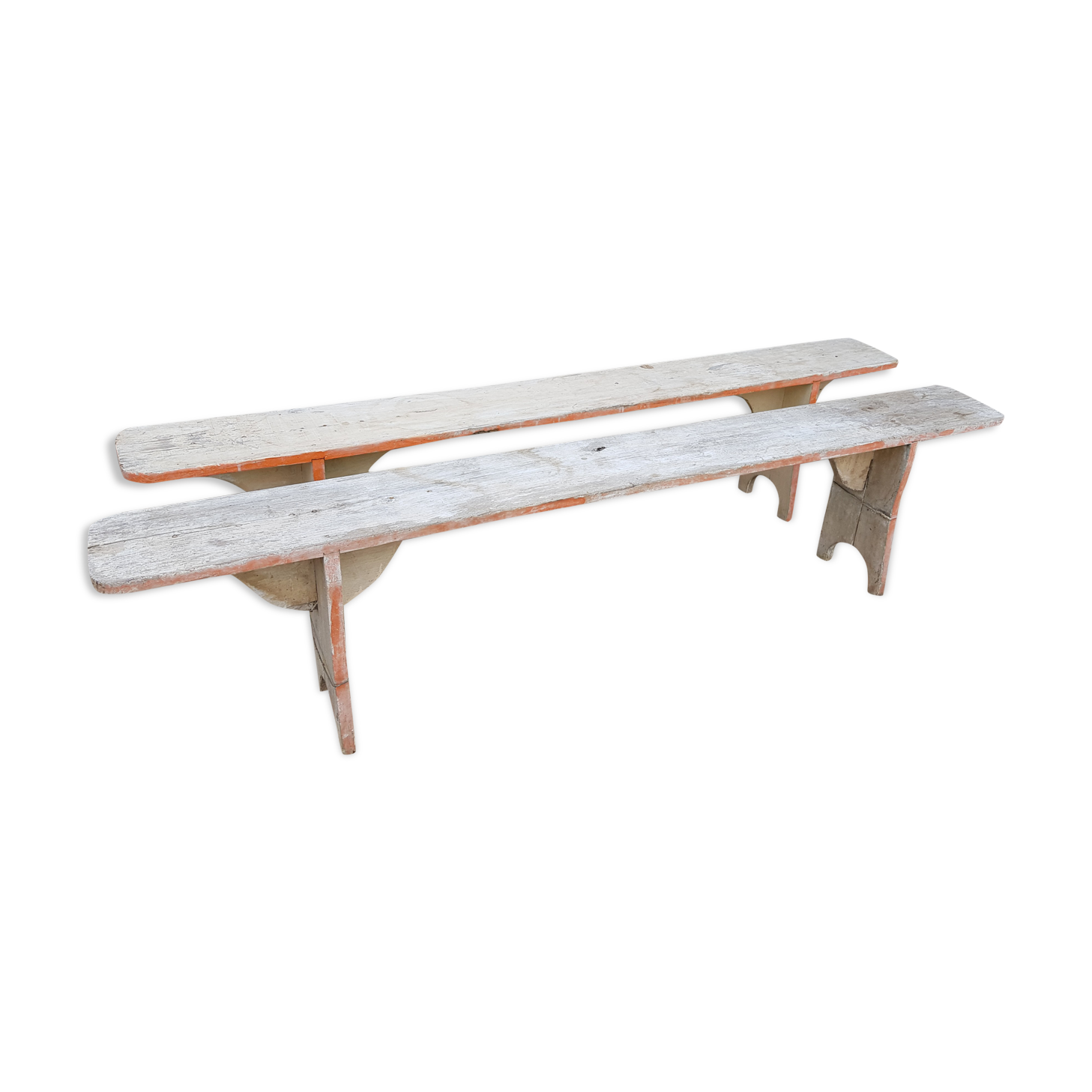 2 Old farm benches
