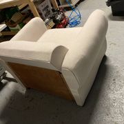 Fauteuil 30 's avec espace rangement sous assise