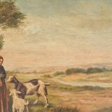 Goat painting table