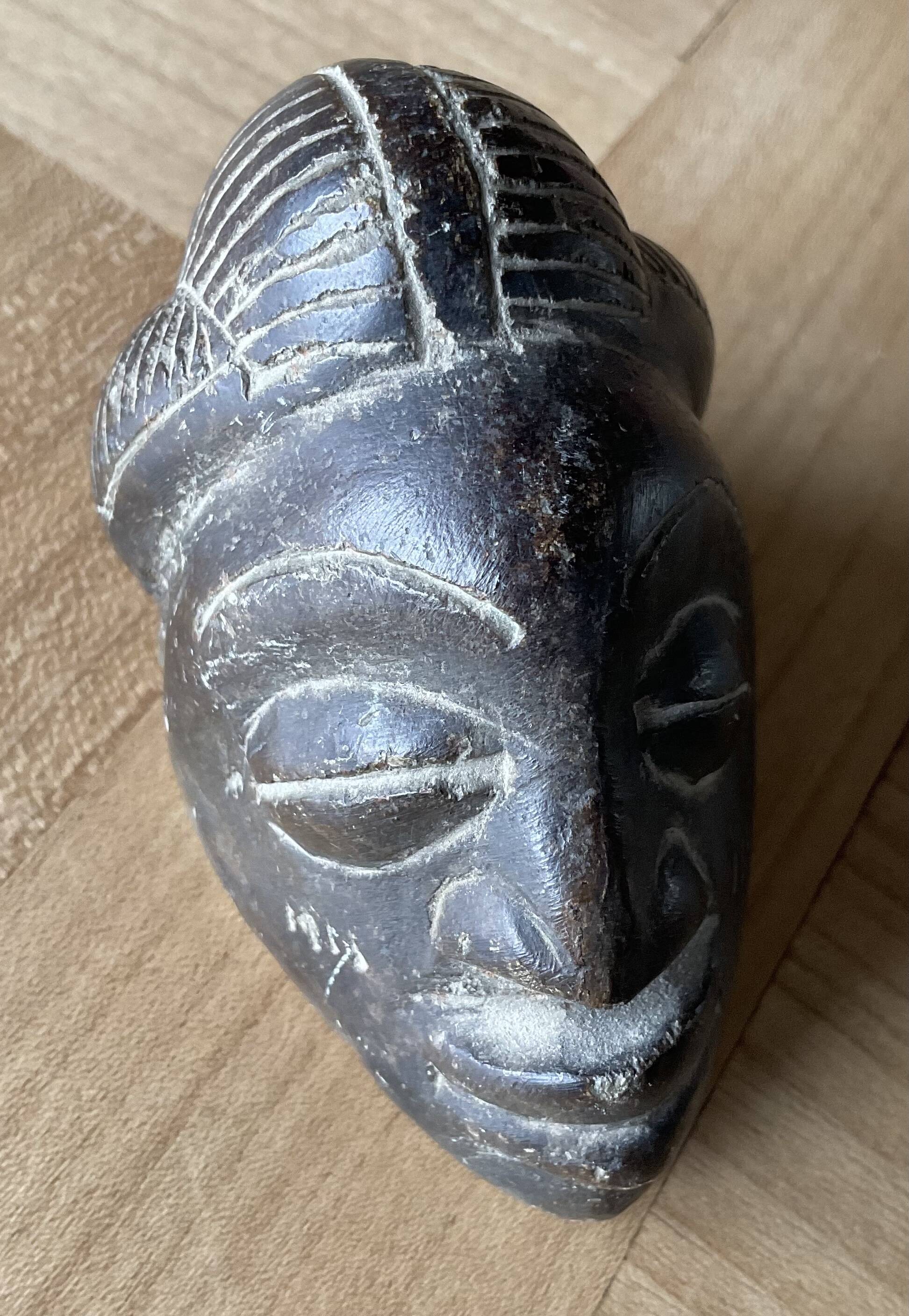 Hand carved African head