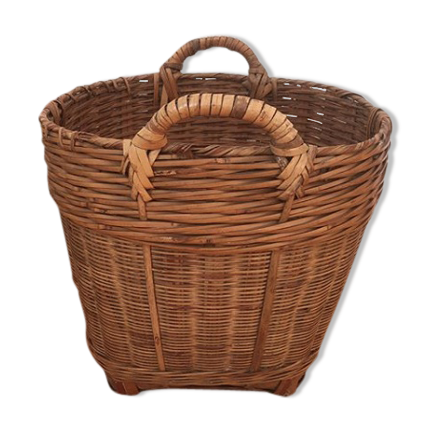 Panier en bambou ancien