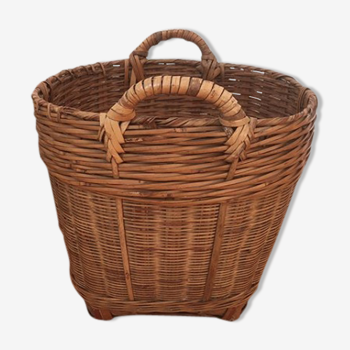 Panier en bambou ancien