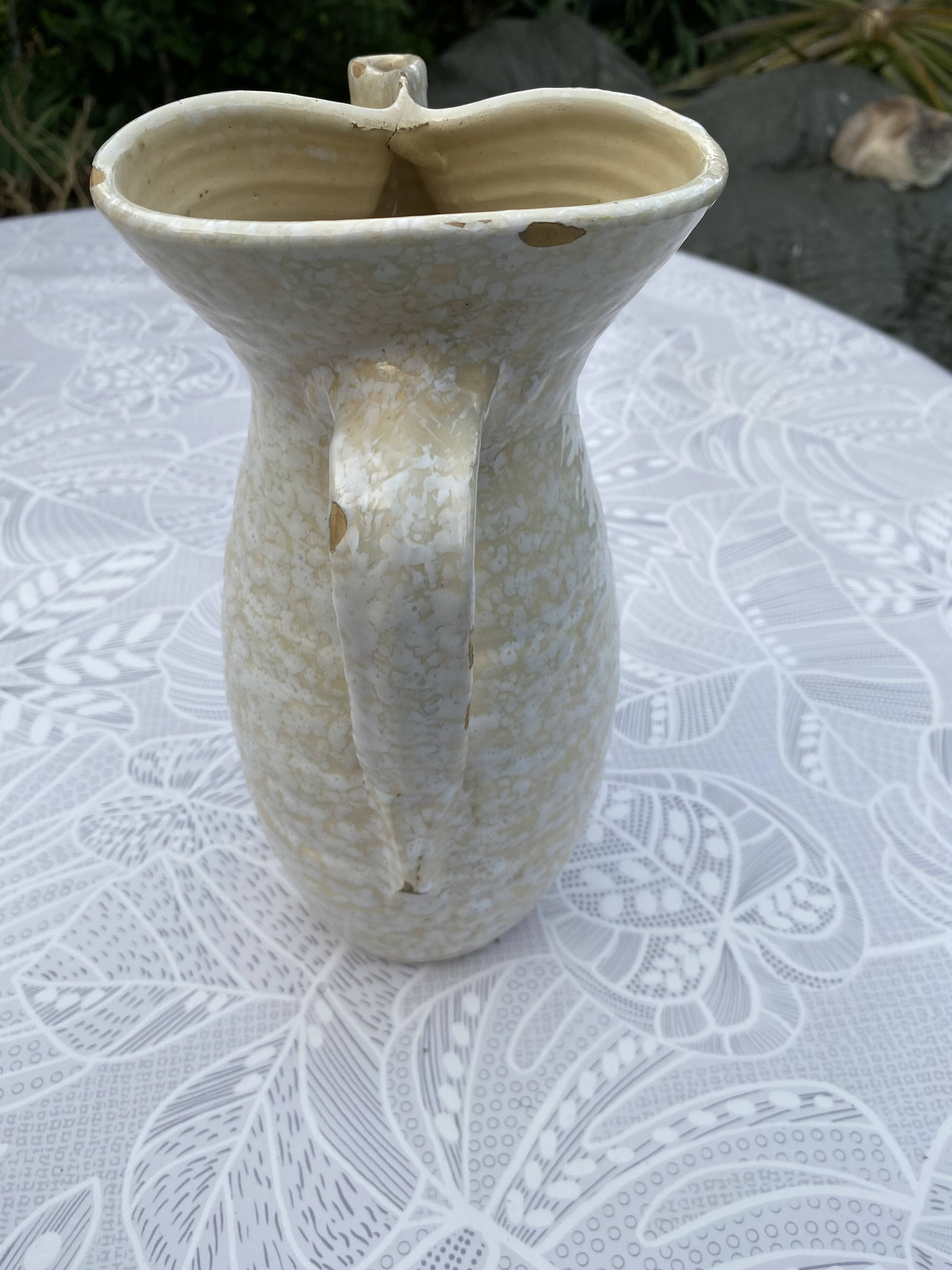 Vintage Ceramic Jug / Pitcher Sanguino Toledo Spain