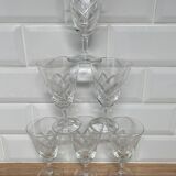 Set of 6 wine glasses