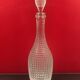 Rare pearl crystal carafe signed Champagne Feuillatte 38 cm